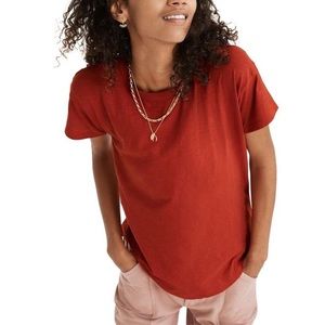 Madewell | Whisper tee | red